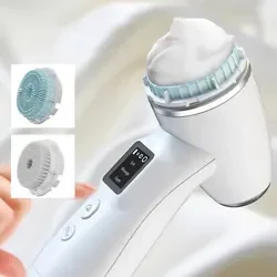 facial cleanser brushes super soft facial fan brush electric facial cleansing brush exfoliator/China/Ultrason Deep Cleansing