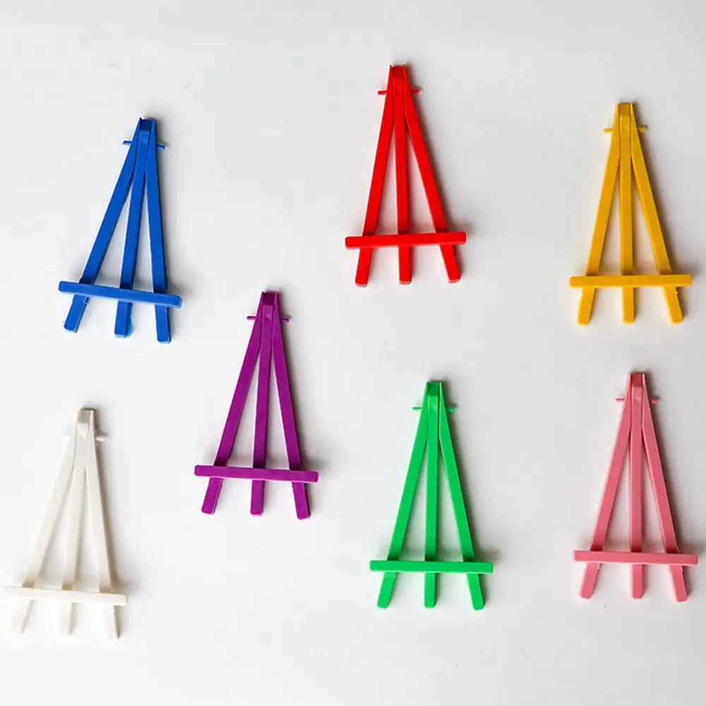 متعددة الوظائف البلاستيك مثلث الحامل البسيطة قابل للتعديل اللوحة عرض موقف حامل هاتف مكتبي مكتب عمل #1