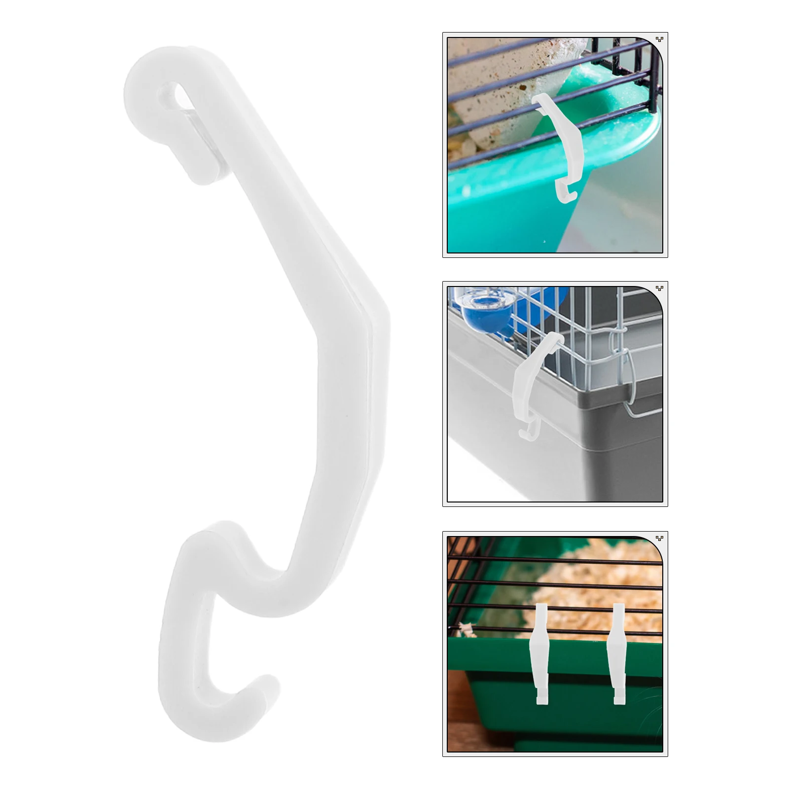 

20pcs Rabbit Hamster Cage Side Fasteners Pet Cage Connectors Secure Animal Enclosure Clips for Hamster Rabbit Bird Chinchilla