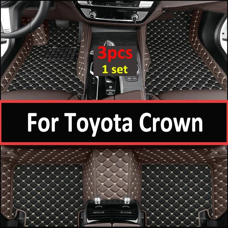 

Car Mats Floor For Toyota Crown Royal Saloon S200 2008 2009 2010 2011 Waterproof Interior Parts Accessories