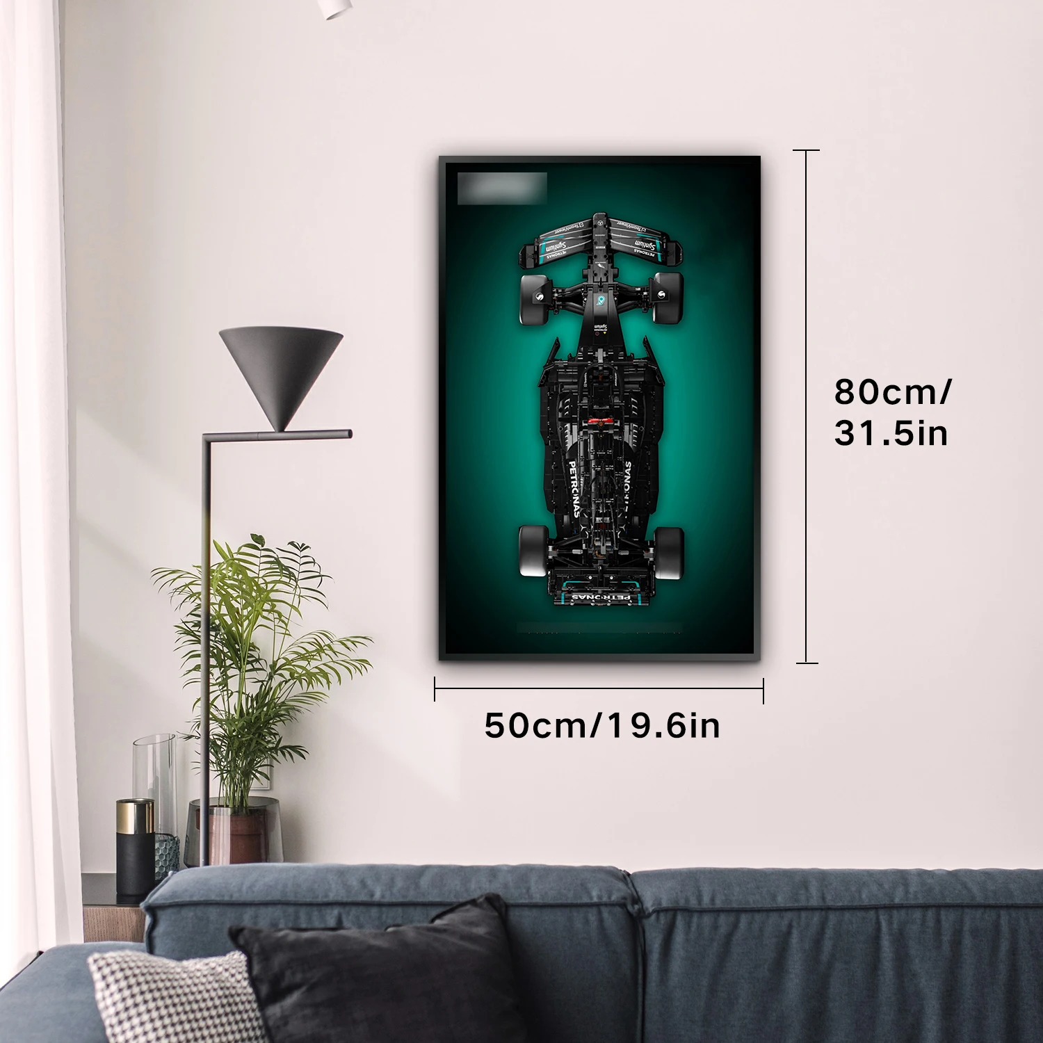 Tableau d'affichage mural pour Lego 42171, Mercedes-jas F1 W14 E Performance, modèle de course adulte, objets de collection pour adultes, cadeaux pour Lego C