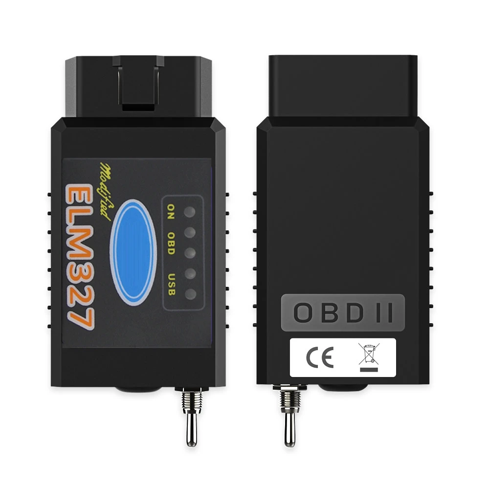 ELM327 V1.5 PIC18F25K80 WiFi/Bluetooth With Switch Code Scanner OBD2 Bluetooth Elm327 WIFI For Ford Forscan Diagnostic Tool