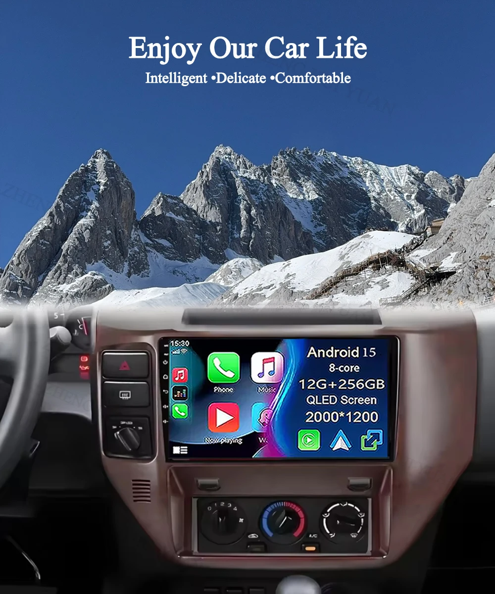 Android 15 12G+256G For Nissan Patrol V 5 Y61 2005 - 2021 Car Radio Multimedia Video Player Navigation GPS WIFI DSP No 2 Din DVD
