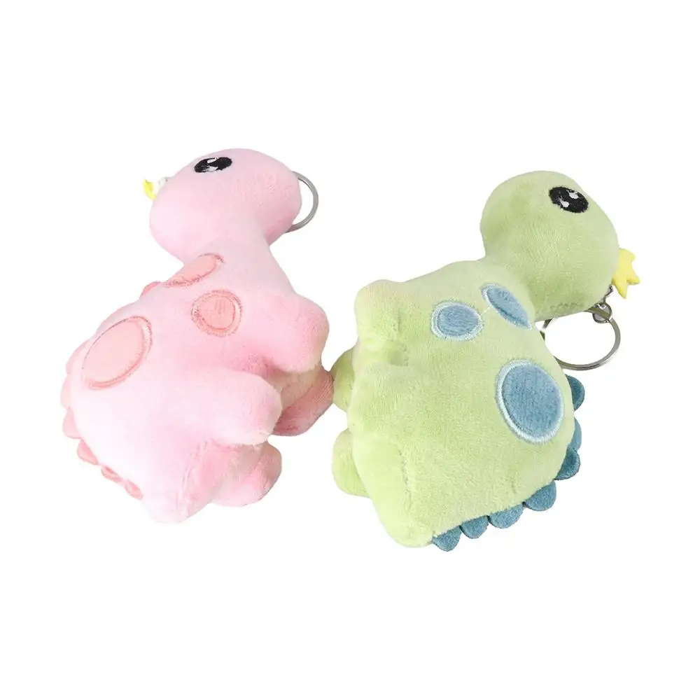 Poupées en peluche mignon porte-clés poupées d'animaux peluche dessin animé en peluche pendentif Dragon poupée en peluche dinosaure en peluche jouet