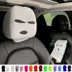 Car Funny Seat Headrest Cover For Mercedes Benz GTC AMG GTS AMG G500/G55 AMG G63 AMG Viano Maybach S-Class Face Mask Seat Cover