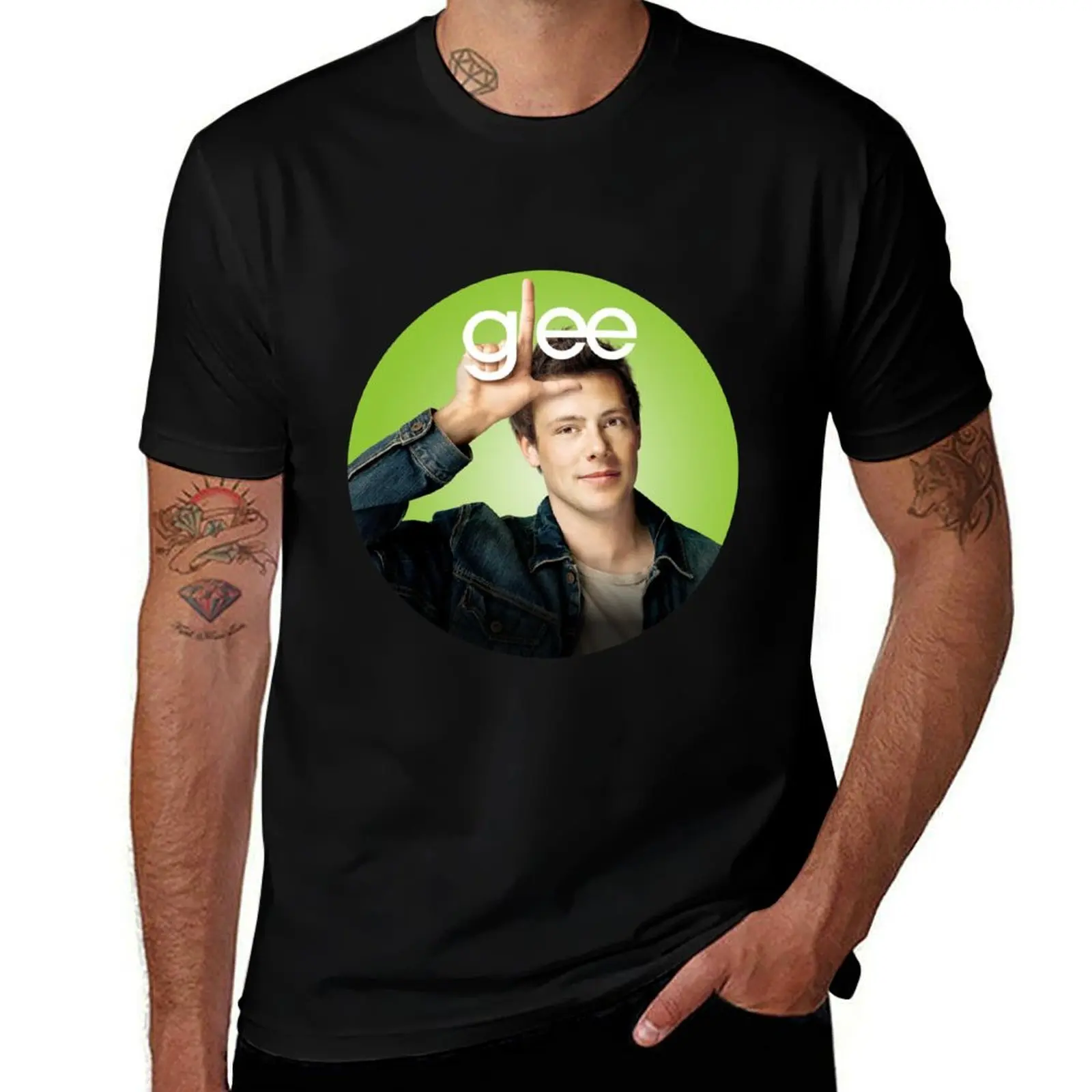 

Finn Hudson from Glee T-Shirt t shirts for man cotton funny t shirt man luxury T-Shirt
