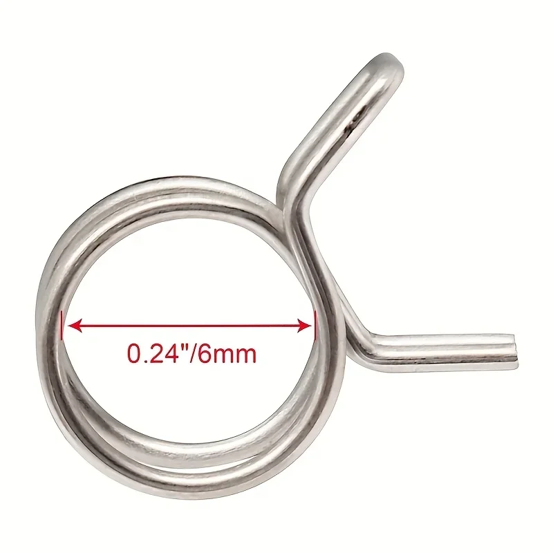 100 قطعة 1/4 بوصة الفولاذ المقاوم للصدأ مقاطع الري الثقيلة الصدأ واقية خرطوم موصلات مزرعة إلى حديقة تسرب طقم تصليح