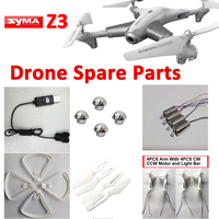 Syma Z3 HD Camera Drone Spare Part Motor Arm CW CCW Motor Propeller Protective Frame Blade Cover USB Charger Acessory