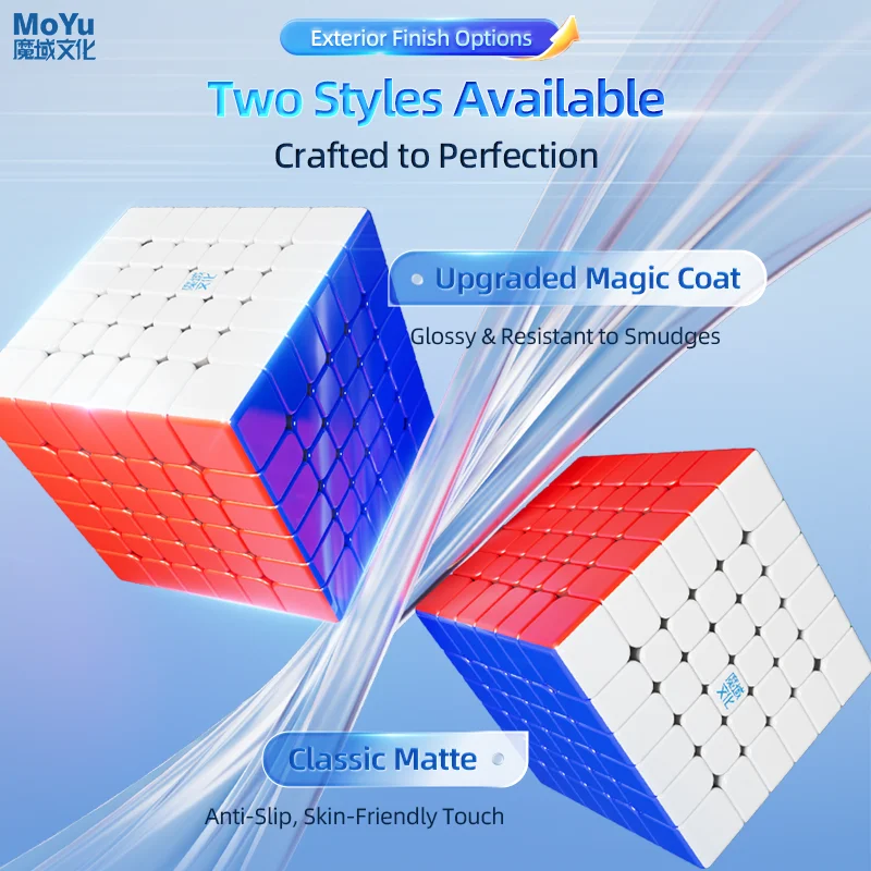 [CubeFun]MoYu Culture AoShi V4 6x6x6 Magic Speed Magnetic UV Cube Triple Track Stickerless Professional Fidget Toys Gifts