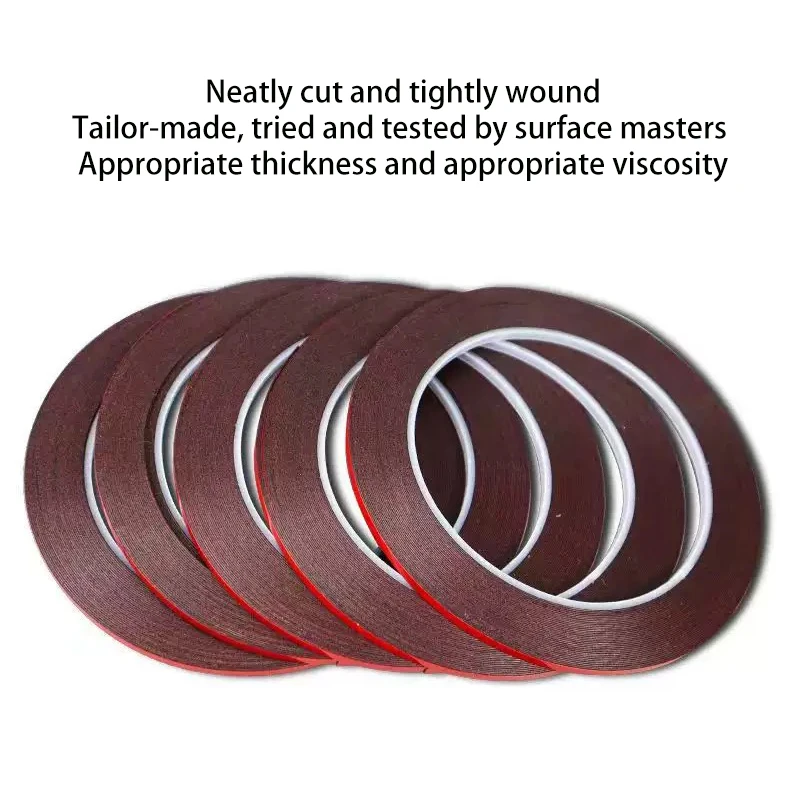 10MM 3MM Red Film Black Adhesive High Adhesion Double Sided Tape Computer Mobile Phone Screen Sealing Mobile Phone Repair