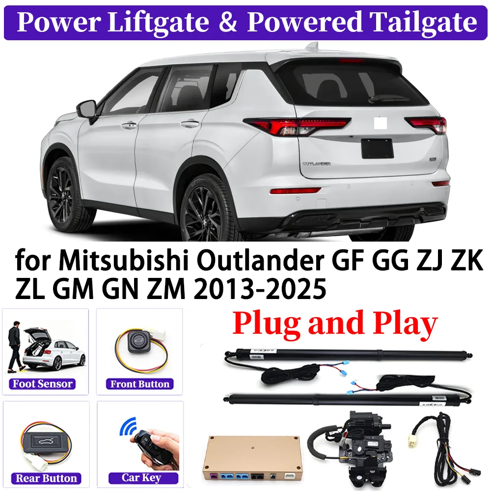 for Mitsubishi Outlander GF GG ZJ ZK ZL GM GN ZM 2013-2025 Car Automatic Power Liftgate Kit Smart Auto Electric Tailgate System