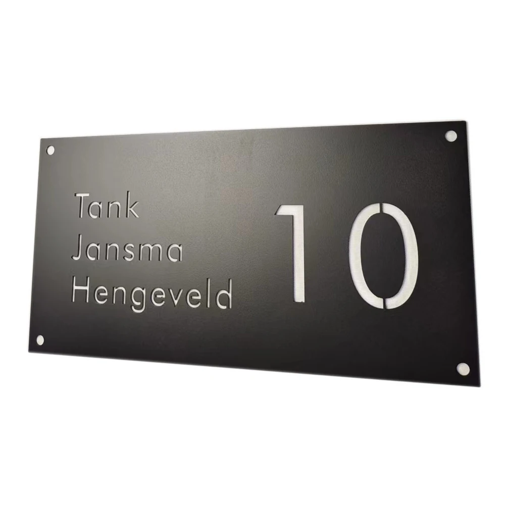 

Family Steel House Sign Personalised House Names Names Street Names Custom Made Door Sign Family Name