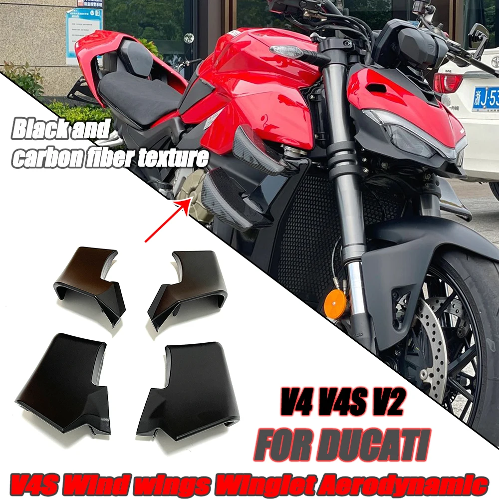 Rear Wing For DUCATI Streetfighter V4 SSP V4s V2 V2S 2021-2023 Aerodynamic Winglet Fairing For DUCATI V4 SSP V4s V2 V2S