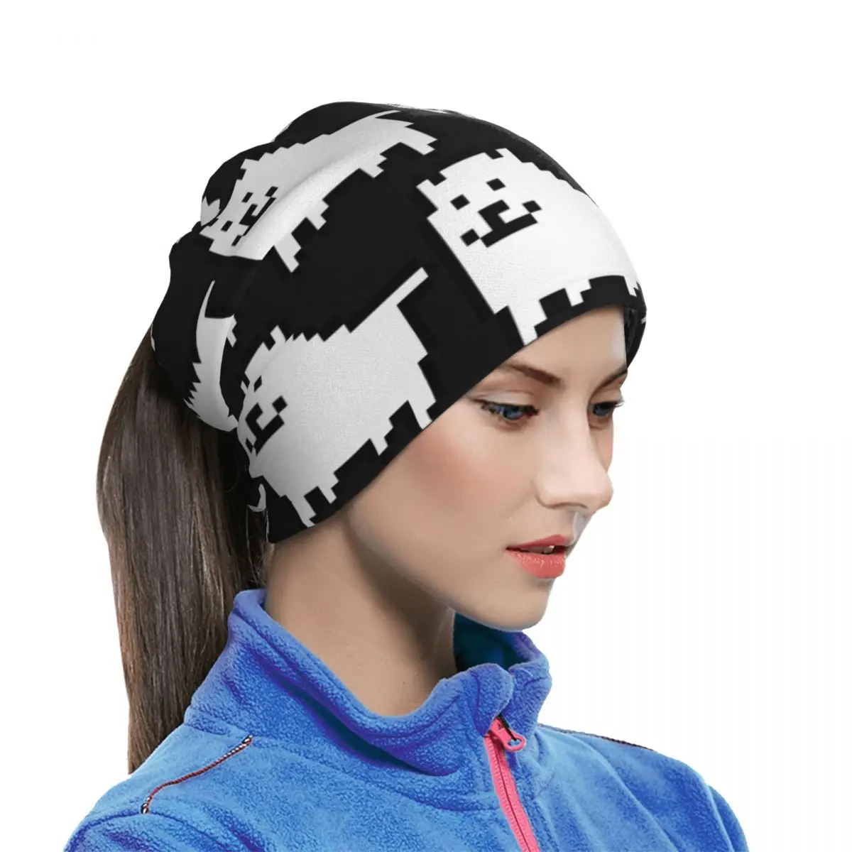 Annoying Dog In Space Undertale Toby Video Game Rpg Multifunctional Elastic Neck Gaiter Dust Proof Face Cover Bandana Unisex