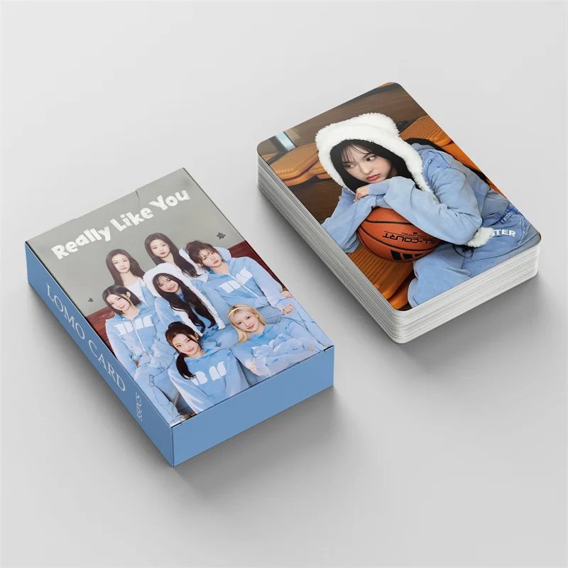 55pcs/set BABYMONSTER Album LOMO Card REALLY LIKE YOU Postcard Greeting Card ASA AHYEON Photo Card Girls Collection Gift