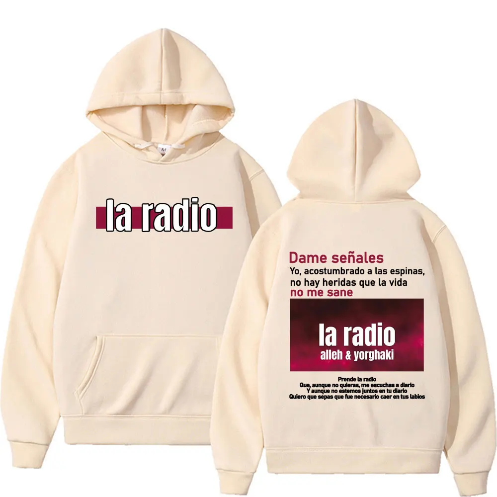 Alleh & Yorghaki La Ciudad Worid Tour هوديس الرجال النساء الملابس المتضخم خمر الهيب هوب هوديي كم طويل بلوزات غير رسمية #5