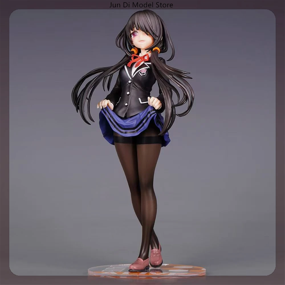 22.5cm Date A Live Tokisaki Kurumi Premium Edition Anime Girl Figure Model Statue Boy Collection Desktop Decoration Ornament Toy