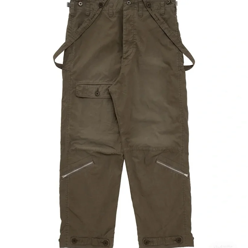 Men\'s VISVIM 24SS NORTHROP PANTS Mud-dyed overalls