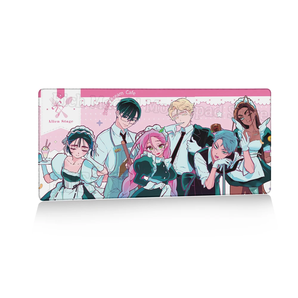Podkładka pod mysz do laptopa 900x400 HD Print Anime Mousepad Alien Stage Mizi Till Ivan Extended Desk Mat PC Office Accessories Keyboard Pad — zdjęcie produktu 7