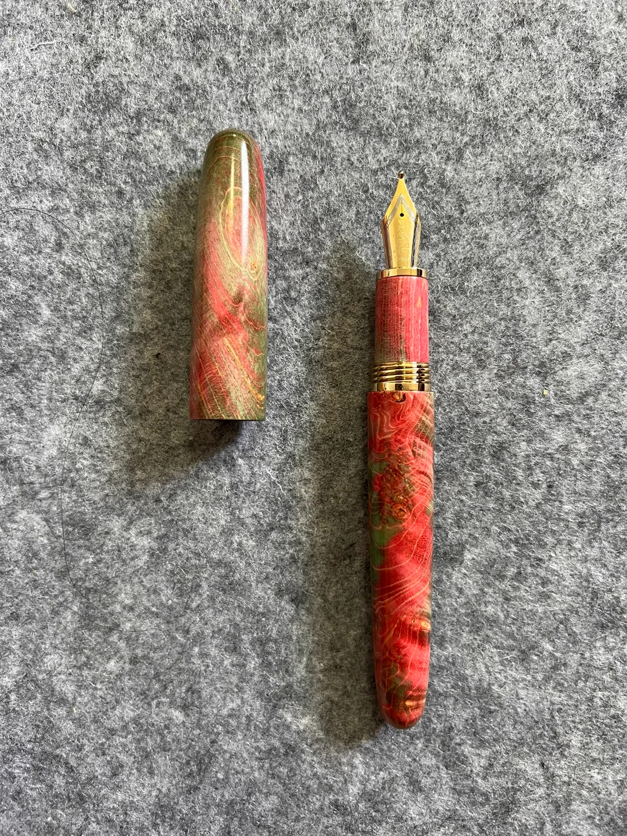 

Jinhao 9056 Pattern Stabilized Wood Fountain Pen Long Knife Nib Writing ink Pen School Office Supplies Students Gifts Writing