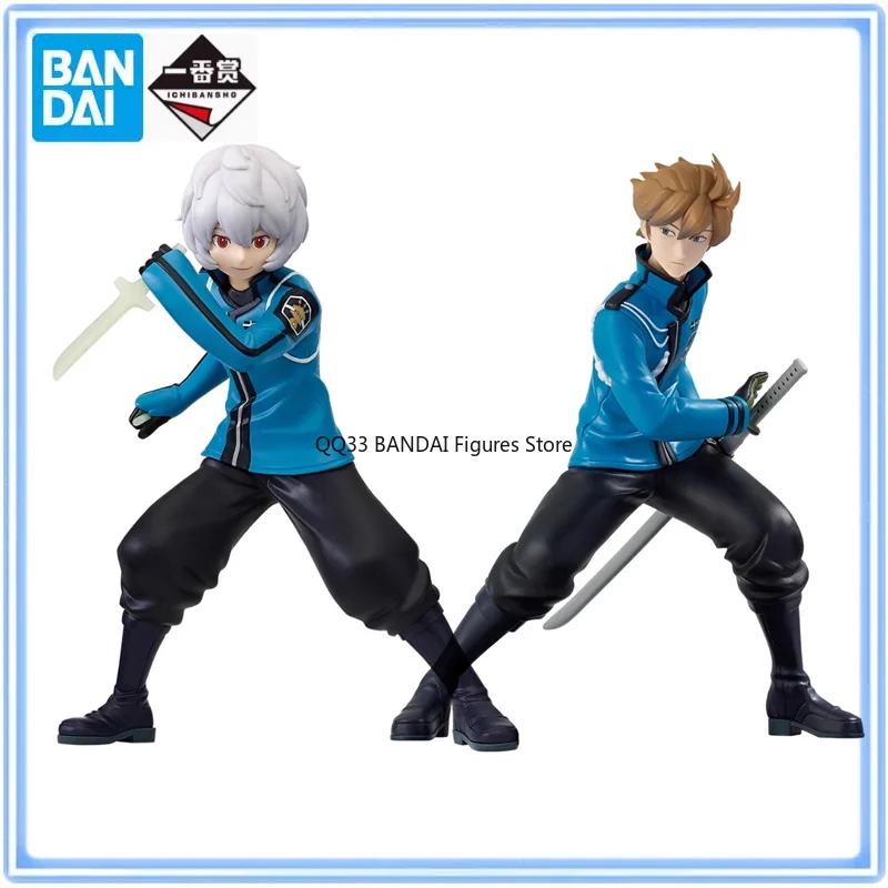 

Original Bandai Ichiban Kuji Kuga Yuma Hyuse Figure World Trigger Anime Action Figure Model Collectible Toys Gift