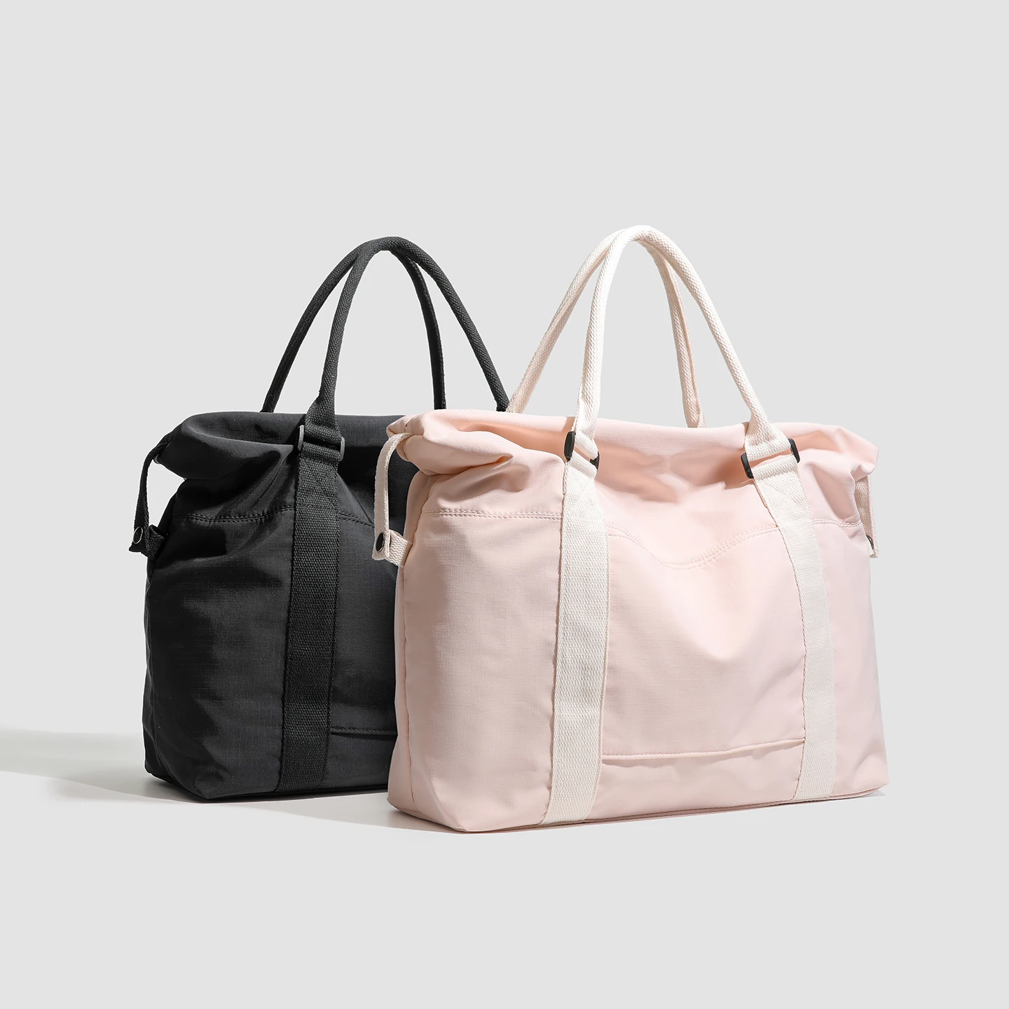 حقيبة رياضية للسفر مقاومة للماء من النايلون ذات سعة كبيرة للنساء، متعددة الوظائف، حقيبة لياقة بدنية كاجوال رطبة وجافة، حقيبة يوجا محمولة #1