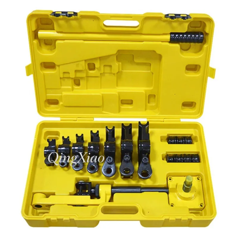 Industrial Manual Tube Bender U Type Guide Wheel Mechanical Lever For Steel Copper Aluminum Pipe Φ6-25mm Conduit Bending Tool