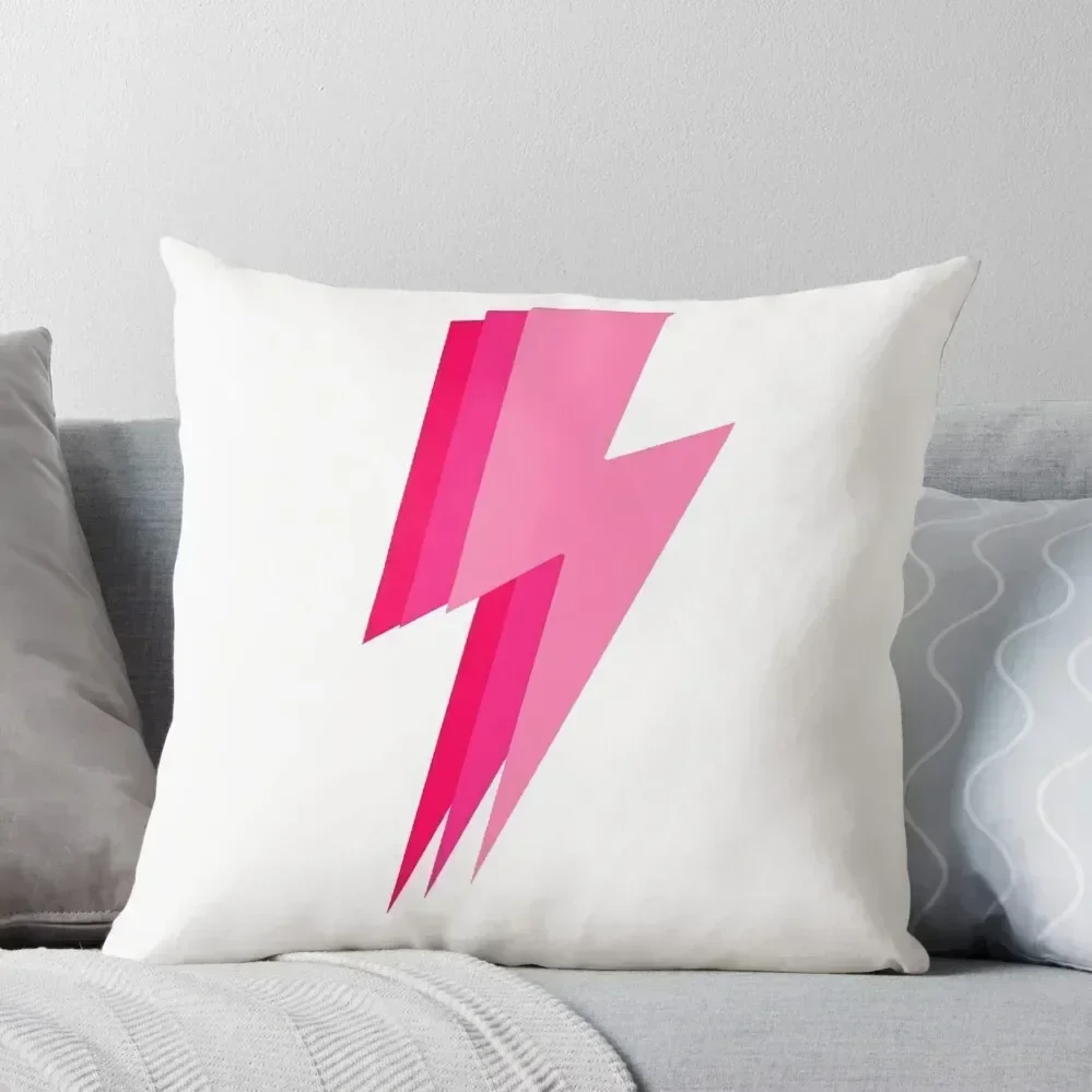 

3 pink lightning bolt Throw Pillow Cushions For Children Pillows Aesthetic pillow cover luxury Room decorating items pillow