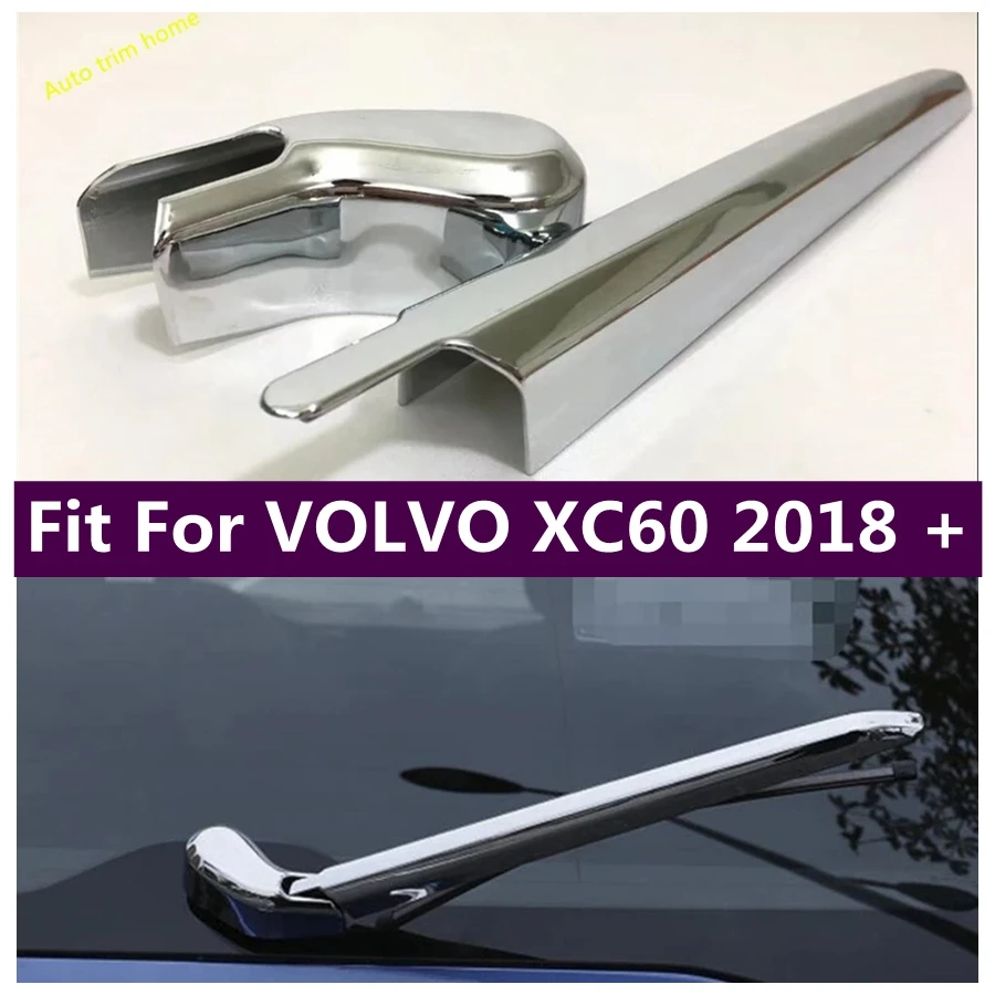 

Auto Rear Windshield Window Windscreen Rain Wiper Cover Trim Decor Frame Fit For VOLVO XC60 2018 - 2024 Exterior Accessories