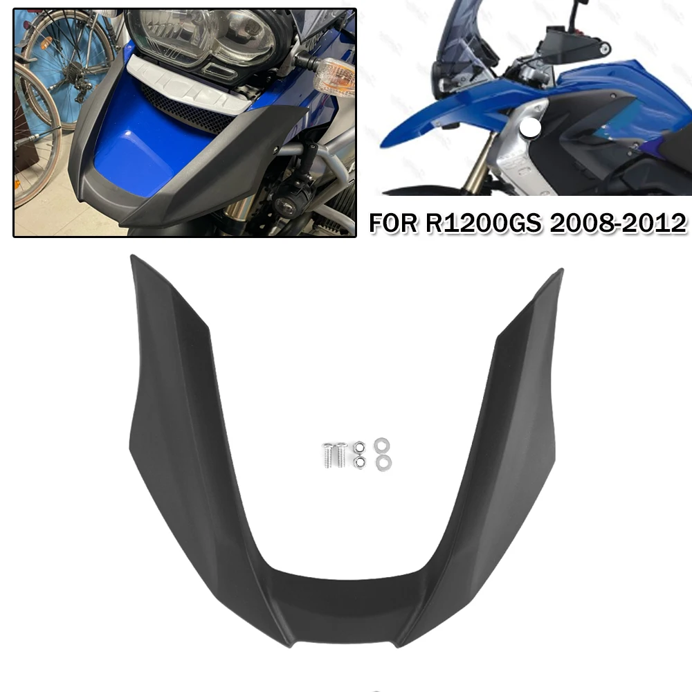 

For BMW R1200GS Oil Cooler R1200 GS 2008 2009 2010 2011 2022 GS1200 Motorcycle Front Beak Extender Fairing Cowl Extension Cover