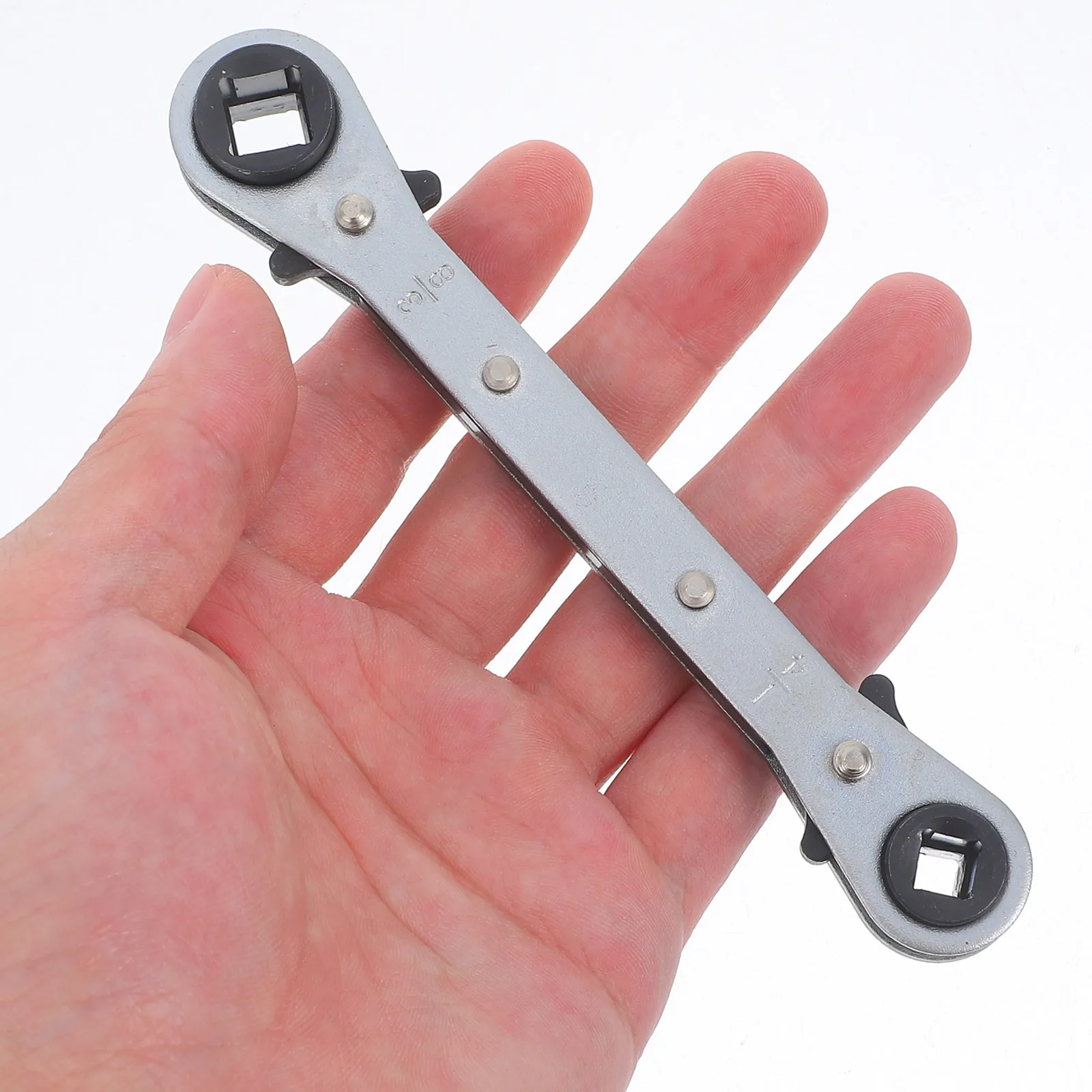 

Hvac Wrench Ratchet Spanner for Refrigeration and Air Conditioner Repair Dual Ended Service Tool High Strength Lightweight Easy