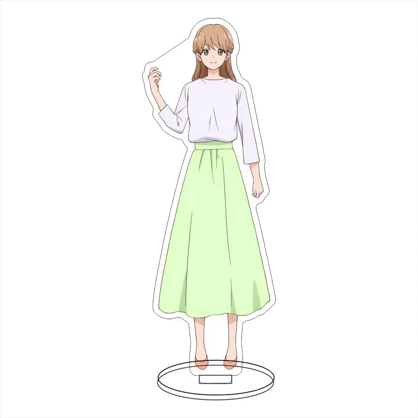 Uchi No Otouto Domo Ga Sumimasen Acrylic Figure Display Cartoon Stand Model Plate Accessories Charms Keychain Friends Girl Gift