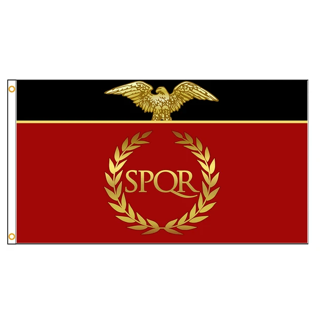 FLAGLAND 90x150cm SPQR Roman Empire Senate and People of Rome Flag