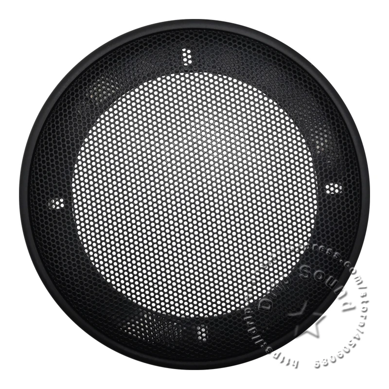 For 4" Inch Speaker Grill Cover Audio Decorative Circle Metal Mesh Protection Conversion Net 142mm Black/White/Beige/Silvery
