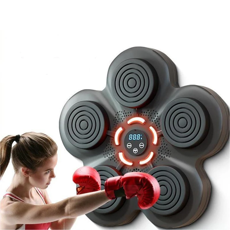 New Smart Music Boxing Machine Adult/Children Sports Fitness Boxing Trainer Home Exercise Response Training Boxing Wall Target