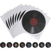 8pcs Vinyl Record Wall Seat Retro Fake Records Hanging Mural Living Room Bedroom Home Decoration