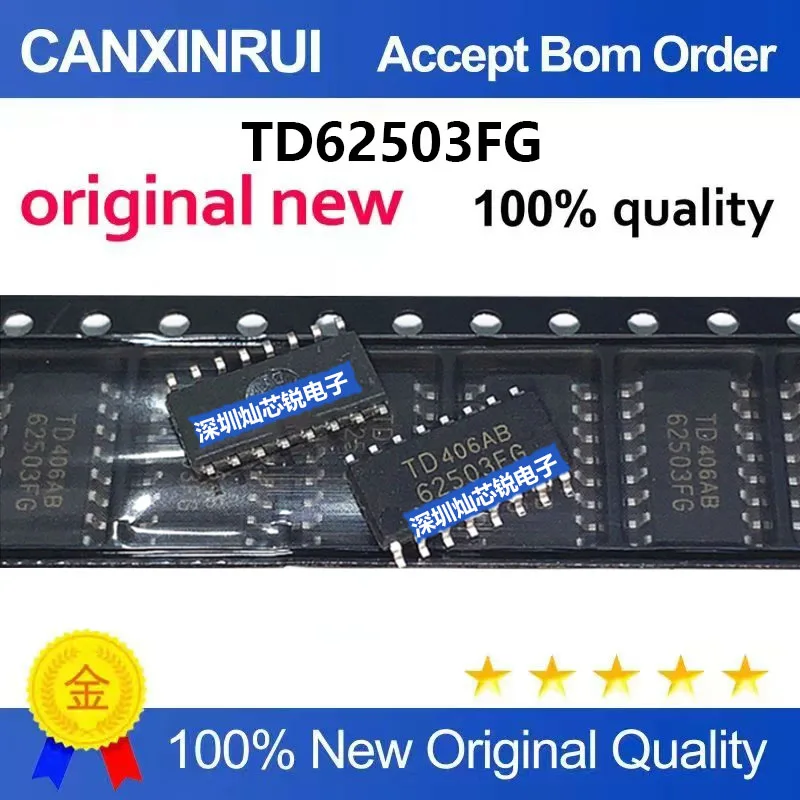 (5-100 Pieces) TD62503FG 60503FG 62503F SMD SOP16 Seven Segment Microcontroller Driver Chip Original Brand New