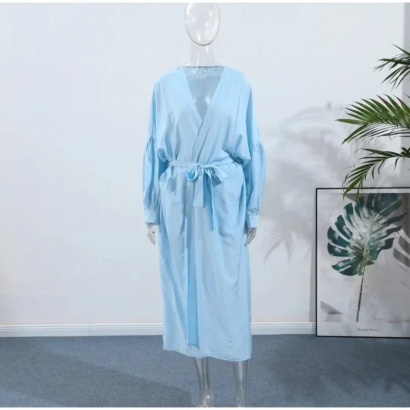 موضة سترة طويلة مجموعة تي شيرتات قصيرة للأطفال النساء بالون الأكمام الدانتيل يصل سراويل قصيرة الصلبة مجموعات 2025 الصيف سيدة أنيقة 2 قطعة الدعاوى