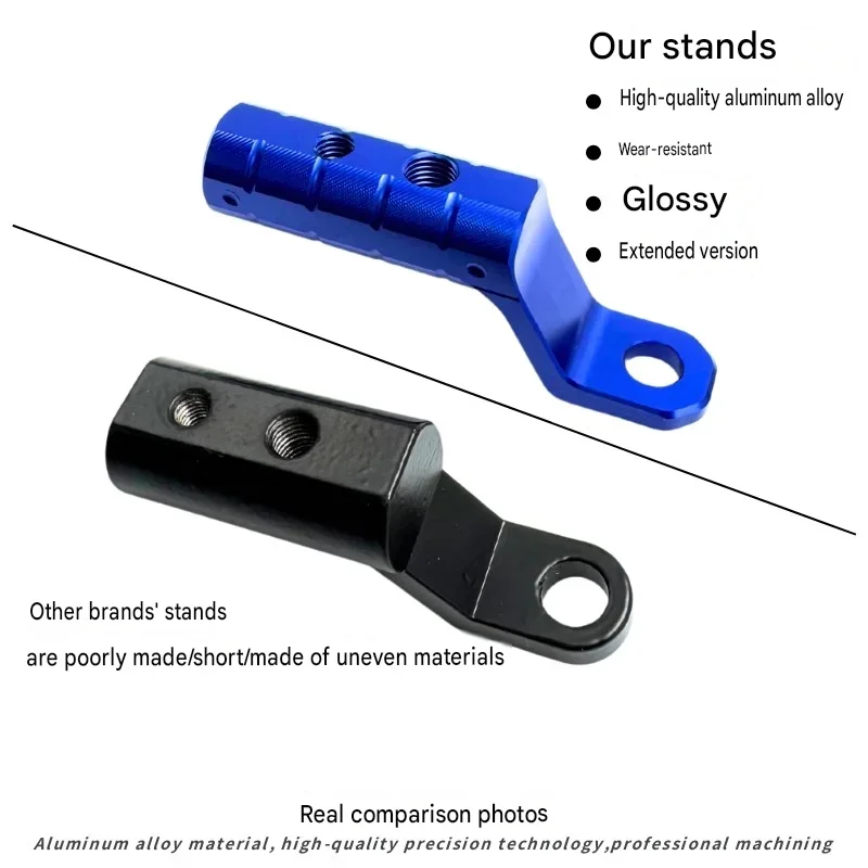 FOR QJMOTO Hong 250/350 SRV 250/250V CNC Aluminum Alloy Mirror Mount Extension Bracket Multi-Functional Crossbar Non-Destructive