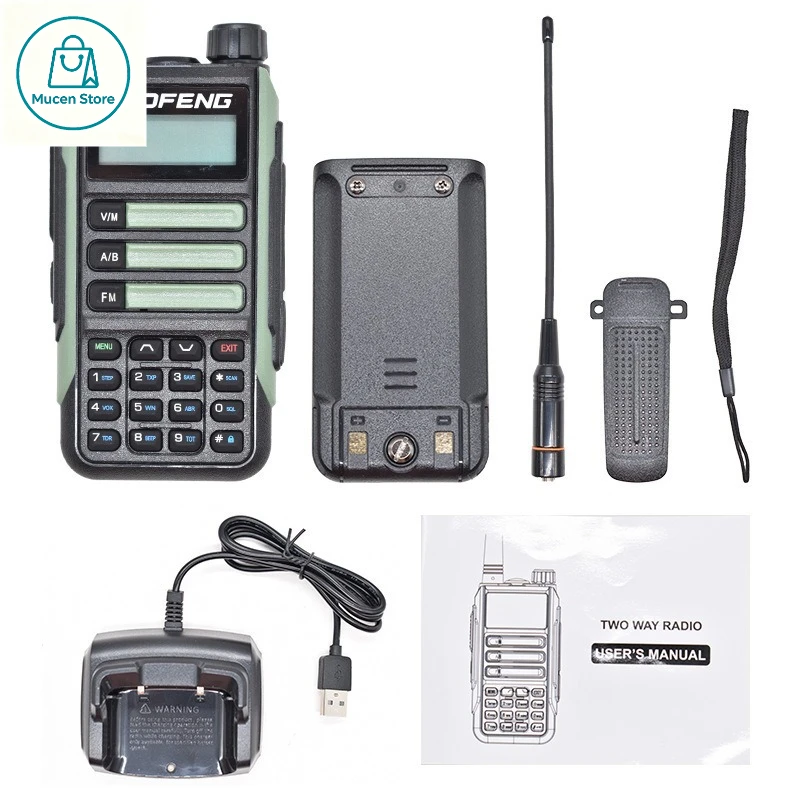 BF-UV16 BAOFENG Portable Walkie Talkie UV-16 Pro Mate 10W IP68 Waterproof Two Way Radios UV16 Plus Handheld Transceiver Upgraded