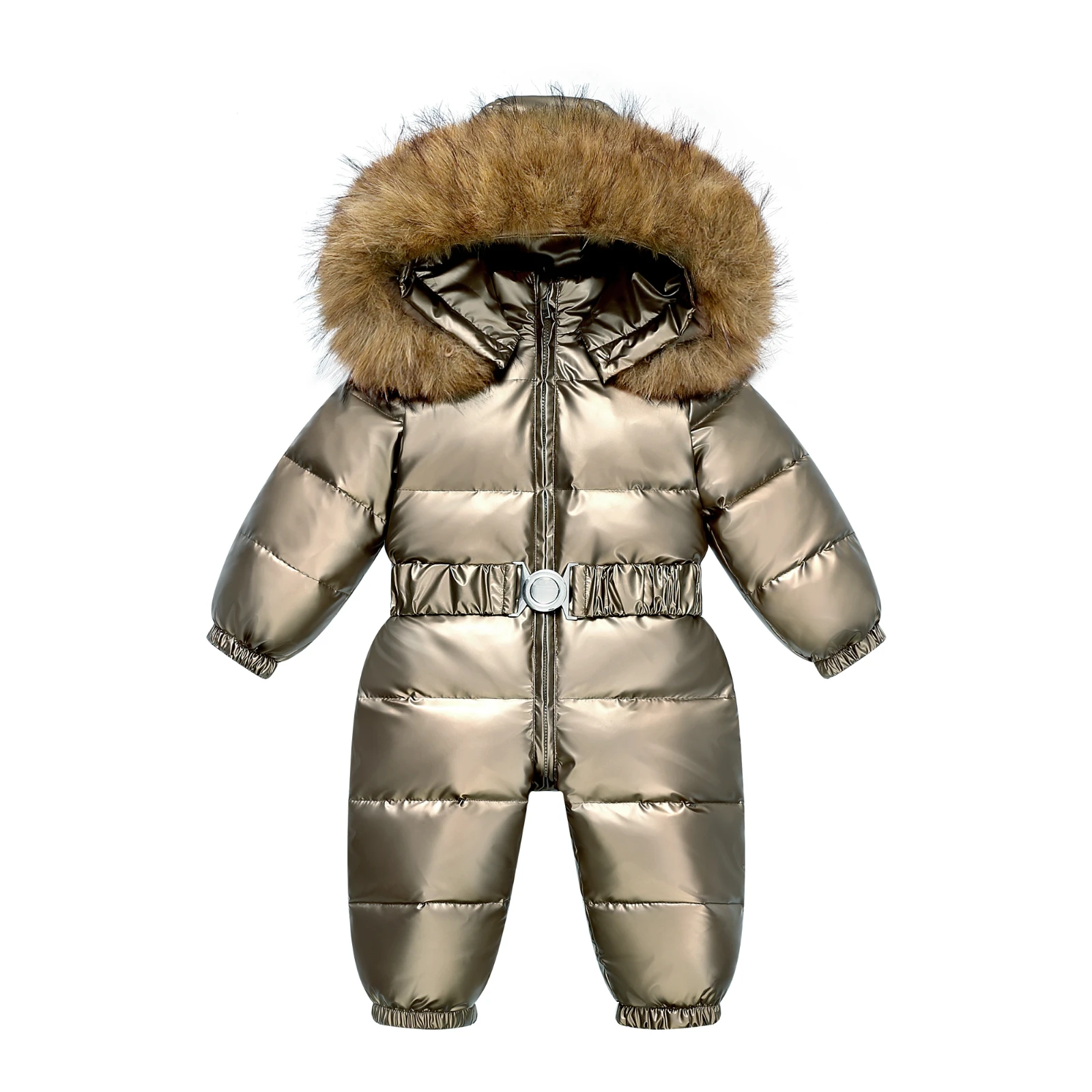 -30 Winter Ski Suit Baby Jumpsuit Boy Overalls waterproof Warm down jacket Kid toddler girl Clothes Child Clothing coat overcoat