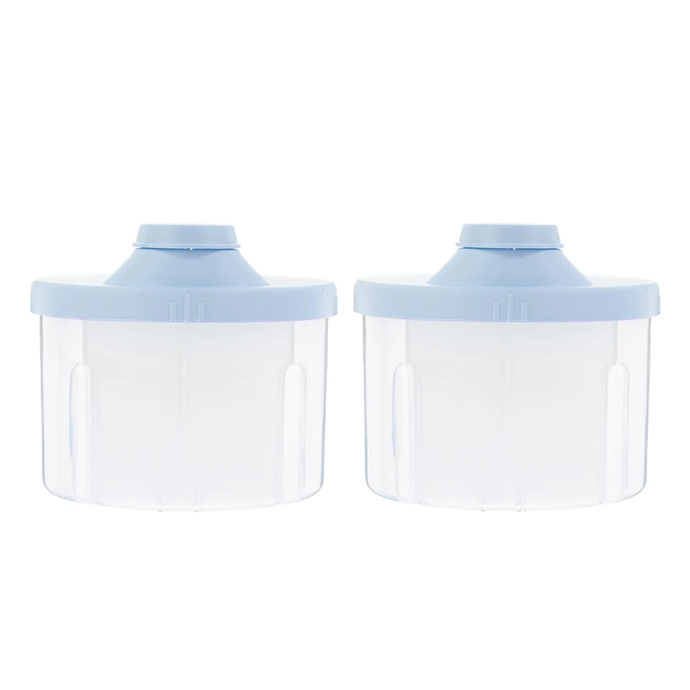 

2pcs Portable Milk Powder Box Large Capacity Formula Container Travel Dispenser Reusable Storage Box For Baby Food