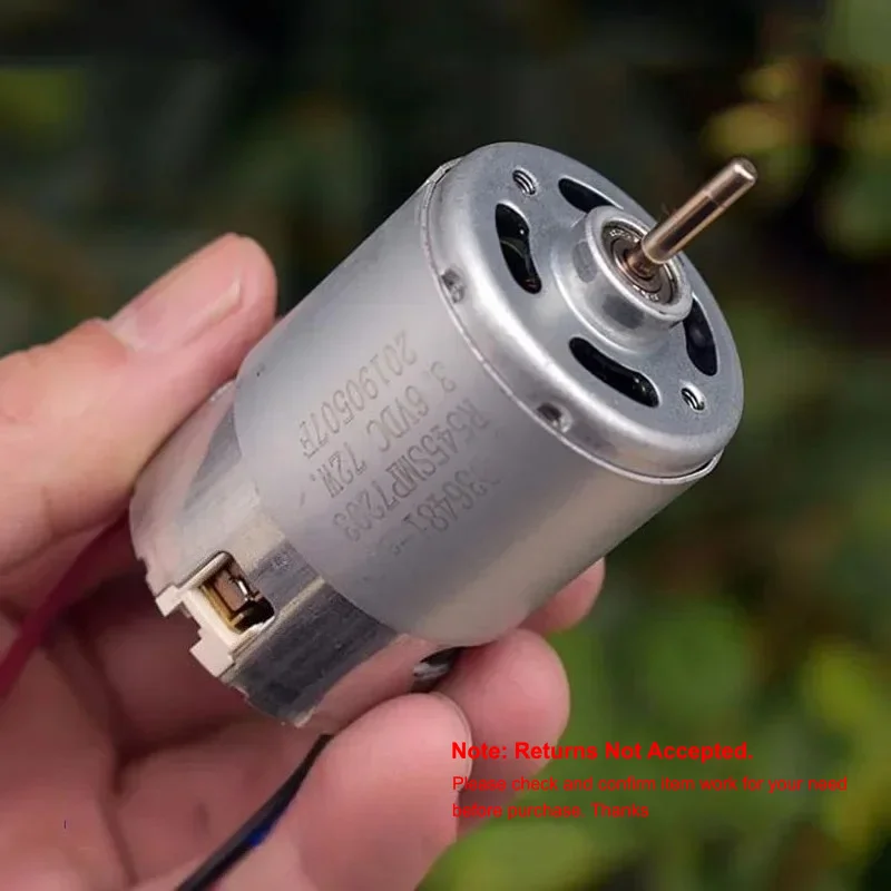 DC 3.6V 72W Micro R545SMP7203 Electric Motor DC 3.6V 3.7V 26000RPM High Speed Front Ball Bearing for Cordless Drill Screwdriver
