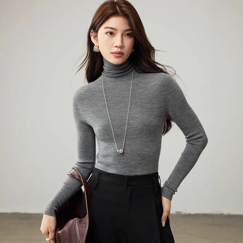 

Taixing Yangzhou Woolen Sweater 8 Needle Sl 00 Wool New Sle 25 Autumn Regular Thin Soft Cozy Knitted Top
