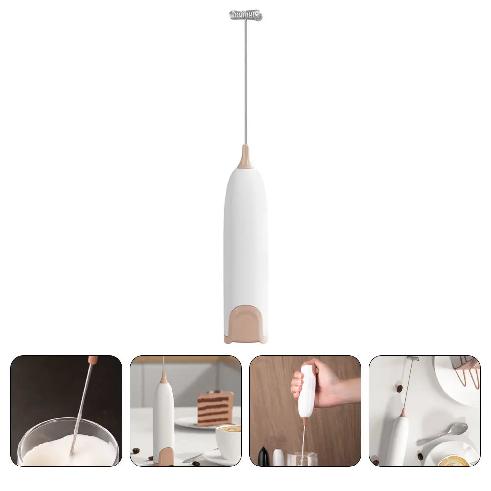 

Portable Electric Milk Frother Handheld Whisk Tool Rechargeable Quick Results Stylish Design for Coffee Latte Art