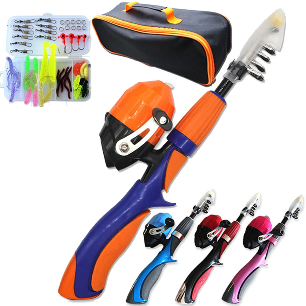 

Kids Fishing Rod Fly Fishing Rod Kit For Travel Parent-Child Sport Children Ergonomically Designed Handle Fishing Tools