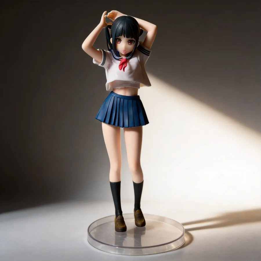 

High Quality Original Sailor Suit Girl Figure Anime 2D Character Desktop Decoration Model Trendy Play Collectible