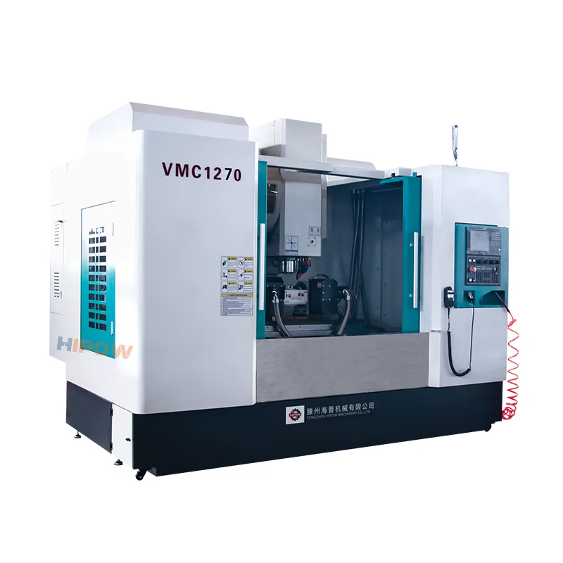 Fanuc Siemens CNC System Gantry Milg Turning Part 5 Axis VMC1270 Vertical Hining Centers 11 Single PLC New Condition BT40