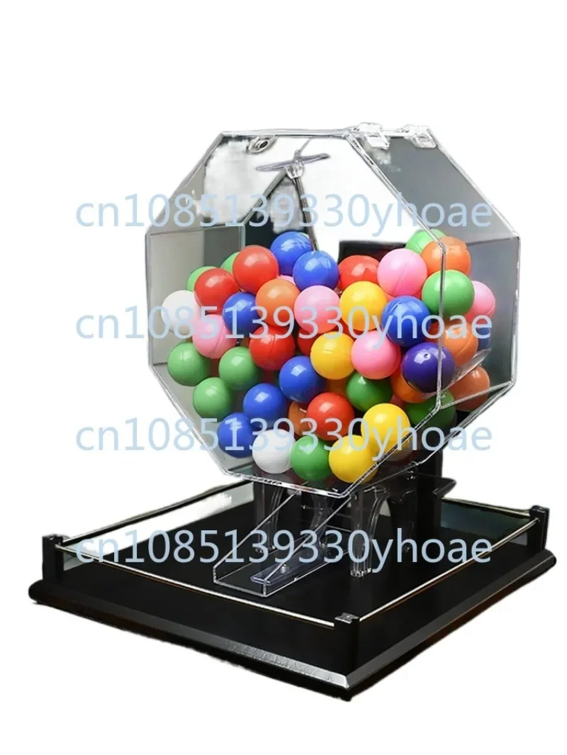 Black ball shaker Manual lottery machine Two-color ball happy 8 lucky turntable box lottery lottery shaker