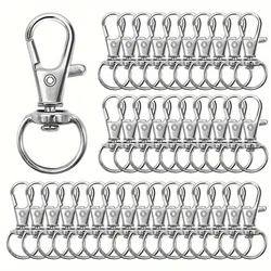 10/20/50/100Pcs Key Chain Clip Hooks Swivel Clasps Lanyard Snap Hook Lobster Claw Clasp for Keychain DIY Jewelry Crafts